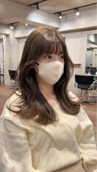 セミロング 長尾 理子のヘアスタイル