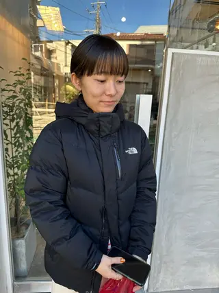 ショート カラー パーマ/透明感カラー /ボブ/吉田一生のヘアスタイル