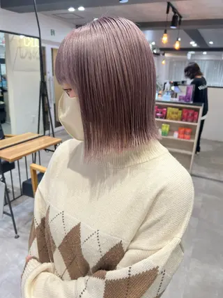 ショート カラー ダブルカラー🩰 CHIHIRO👒のヘアスタイル