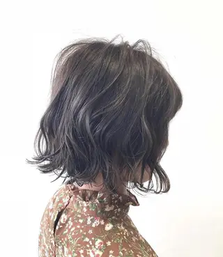 ショート 🩵盛れる韓国ヘア 🩵うるつやカラーのヘアスタイル