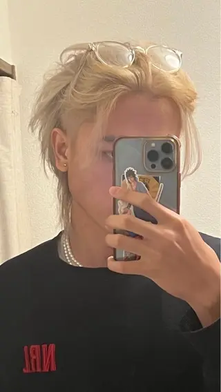 メンズ rinko/メンズ/ ブリーチカラー/栄のヘアスタイル