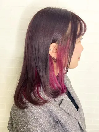 ミディアム ヘアセット☆ 髪質改善カラー☆まいのヘアスタイル