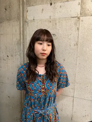 カラー nishika yume🍐🌿のヘアスタイル