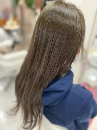 ロング カラー 菊地 美憂のヘアスタイル