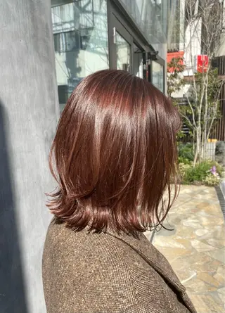 ミディアム カラー 艶カラー吉祥寺🌸 KAZUEのヘアスタイル