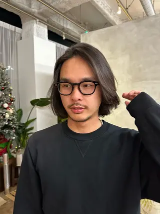ショート メンズ メンズカット・パーマ モデル募集中🌟🔆のヘアスタイル