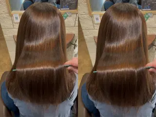 セミロング シュモレ ポルターレ所属・髪質改善/東雲 美髪縮毛矯正/小坂翔のヘアスタイル