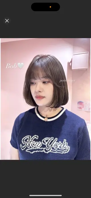 ミディアム 🩰無料カット／ボブ レイヤー/ウルフ🤍のヘアスタイル
