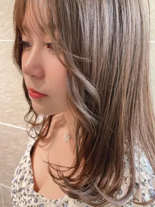ロング カラー ヘアアレンジ 美容室sand 横浜のヘアスタイル