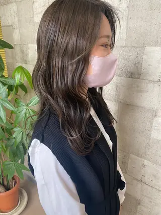 ロング カラー 北島 遥香🫧インナ ー /ベージュカラーのヘアスタイル