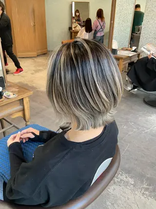 ショート カラー sweetroom茅ヶ崎南口店所属・∮フェードスタイル∮ 加藤嘉陛のヘアスタイル