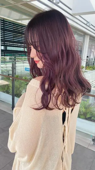 ロング カラー RURI韓国ボブ 🇰🇷タッセルボブのヘアスタイル