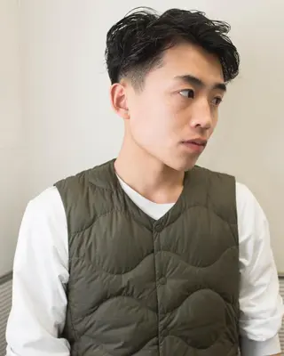 ショート メンズ 千葉 慎也のヘアスタイル