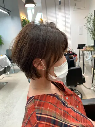 ショート カラー Silk-lei【銀座店】所属・銀座/美髪縮毛矯正 /髪質改善/山本翔華のヘアスタイル