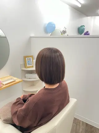 ミディアム カラー bifinoLuce / 松村琉希のヘアスタイル