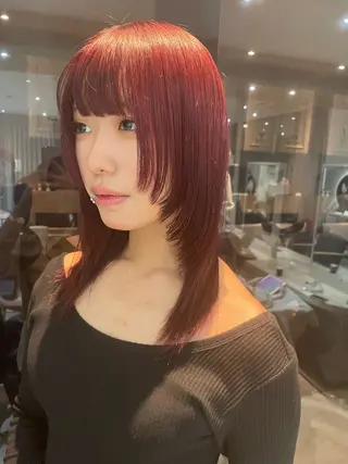 ミディアム Asumi 髪質改善のヘアスタイル