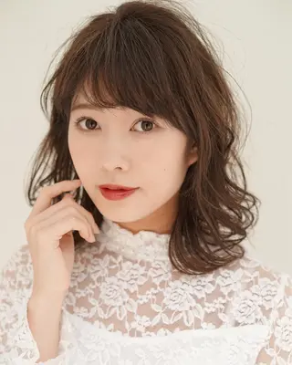 ミディアム 顔周りカット/髪質改 善/新宿/畑中稔里のヘアスタイル