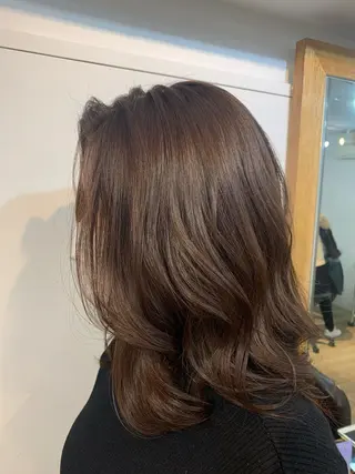 セミロング エンドウ ミノリ🤎 /半個室/レイヤーのヘアスタイル