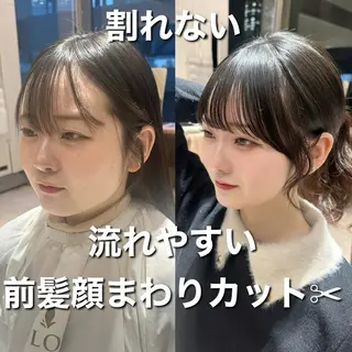 🎀大竹美侑／顔まわ りカット／レイヤーのヘアスタイル