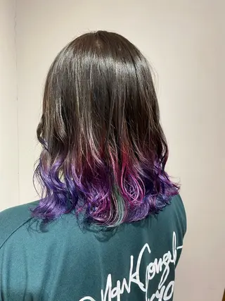 ミディアム 暖色系カラー まおのヘアスタイル