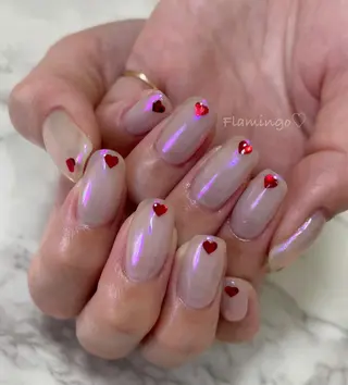 ネイル 40代からの爪を守る ×ケア重視サロン♡のネイルデザイン