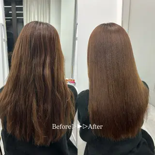 ロング ☘️透明感オリーブ ナミ☘️のヘアスタイル