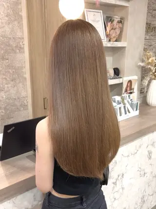 セミロング アンククロス池袋所属・アンククロス あいりのヘアスタイル