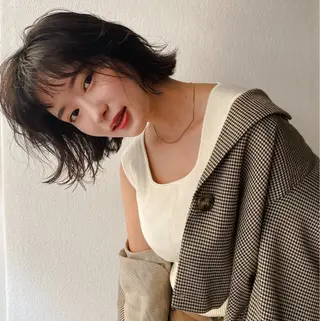 ミディアム カットモデル募集中 ジャスのヘアスタイル