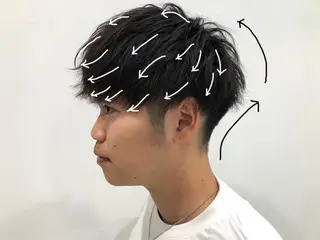 ミディアム カラー ヘアアレンジ メンズ ✨【公式】渋谷メンズ サロン BLUCK✨のヘアスタイル