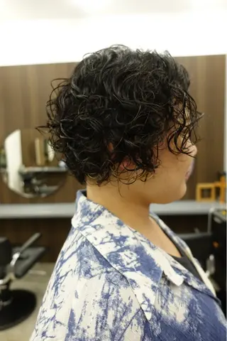 ミディアム パーマ 広美🩵 <hiromi>のヘアスタイル