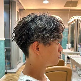 メンズ 池袋/韓国メンズヘア ❤️💙軸丸みうのヘアスタイル