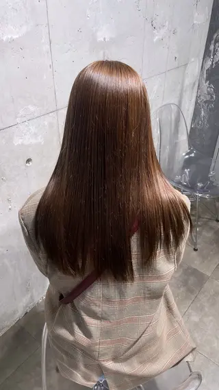 カラー 🤍ベージュ/透明感 韓国ヘア/まりん🤍のヘアスタイル