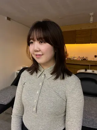 ミディアム カラー iroha/ n.w.h🎀のヘアスタイル