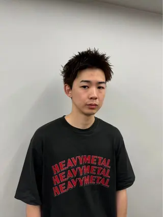 ショート メンズ ⭐️メンズカラー⭐️ No1二田健吾‼️のヘアスタイル