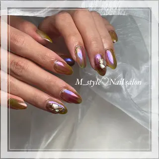 ミディアム ネイル 下妻市ﾈｲﾙｻﾛﾝ M_styleのネイルデザイン