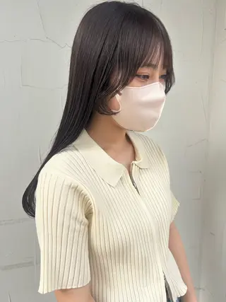 ロング カラー buy your own flowers:kava所属・yoda karenのヘアスタイル