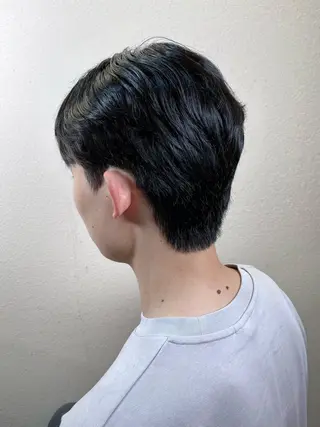 パーマ メンズ 木津空 髪質改善のヘアスタイル