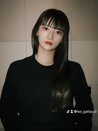 ロング カラー KEI gattacaのヘアスタイル