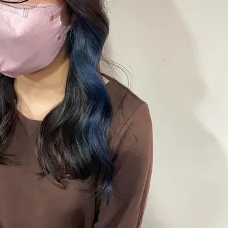 セミロング SARAJU所属・ハイトーンカラー/ SARAJU　なごむのヘアスタイル