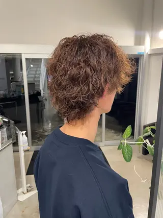 パーマ メンズ 【パーマ/ブリーチ】 ヤマザキナナホのヘアスタイル