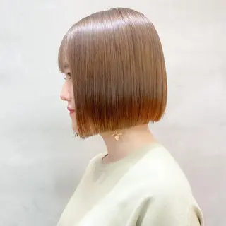 ミディアム 髪質改善縮毛矯正 リピートNo.1米倉のヘアスタイル