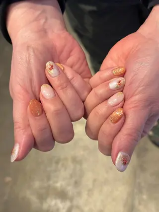 ネイル シモダ カスミ 🦀 @ksm_smdのネイルデザイン