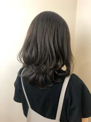 ミディアム カラー 長瀬 燎哉のヘアスタイル