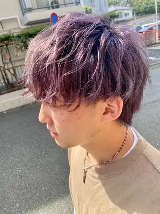 カラー メンズ メンズパーマ特化💇 奥田敦哉のヘアスタイル