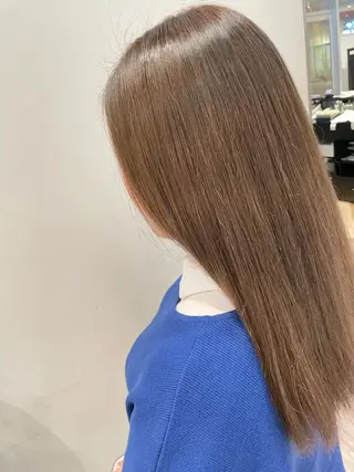 ロング カラー ヘアアレンジ k-twoたき✨艶感 カラー/美髪矯正のヘアスタイル