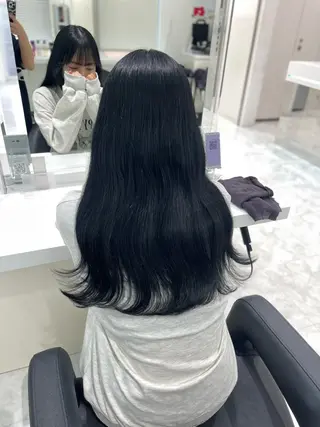 ミディアム カラー 上品・艶カラー 銀座/ユウナのヘアスタイル