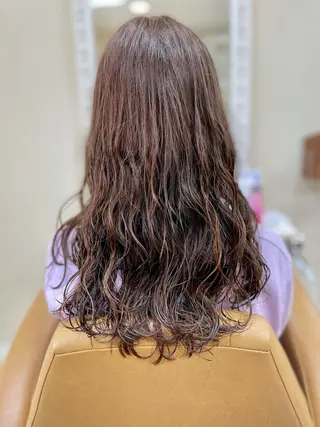 ロング カラー パーマ Gain KAKKY 千種/池下駅3分のヘアスタイル