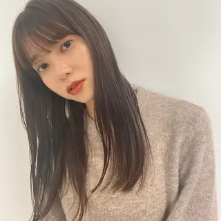 セミロング flammeum 高崎のヘアスタイル