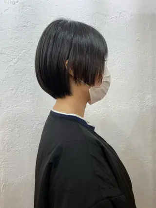 ショート パーマ、髪質改善 菊地美月のヘアスタイル