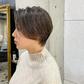 ショート カラー ネイル マツエク・マツパ 中山 天地のヘアスタイル